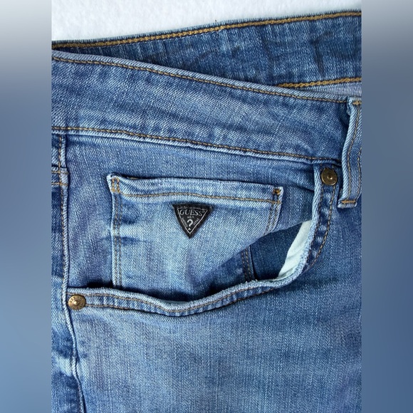 Guess Men's Straight Blue Jeans - Picture 6 of 11